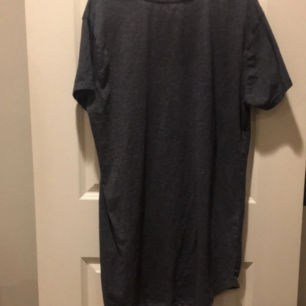 Harry Potter The Deathly Hallows graphic long Tee dress short sleeve XL 14-16